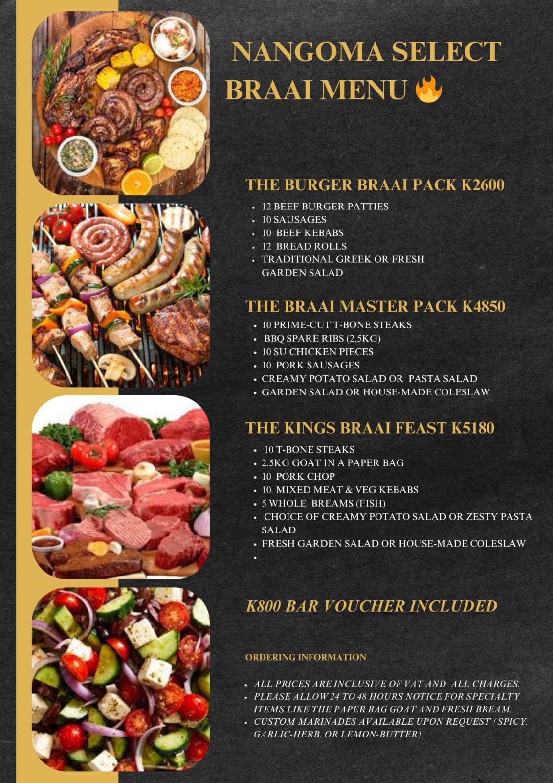 Nangoma Select Menu